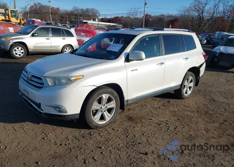 2012 Toyota Highlander Limited V6 z USA, uszkodzony, nr VIN 5TDDK3EH2CS136353